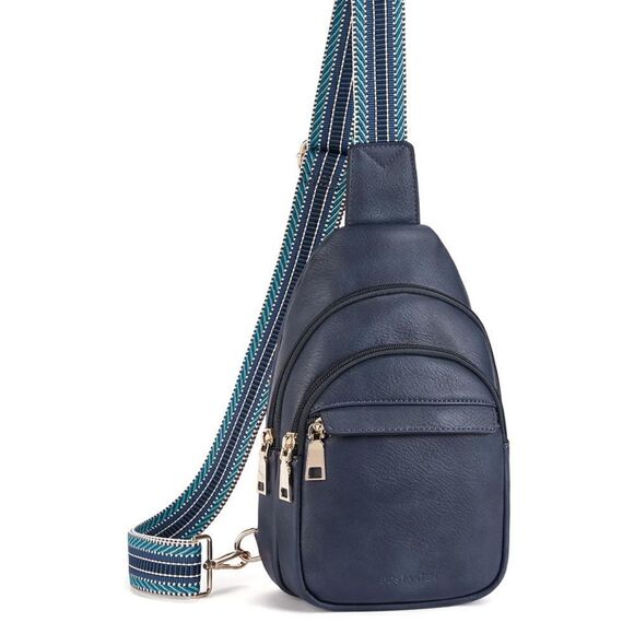 Leather Cross Body Sling Bag - Picture 1 of 5